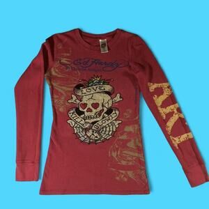 Rare ed hardy rhinestone